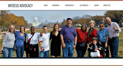 Desktop Screenshot of infocusadvocacy.org