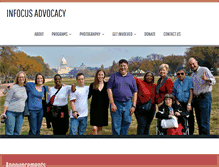 Tablet Screenshot of infocusadvocacy.org